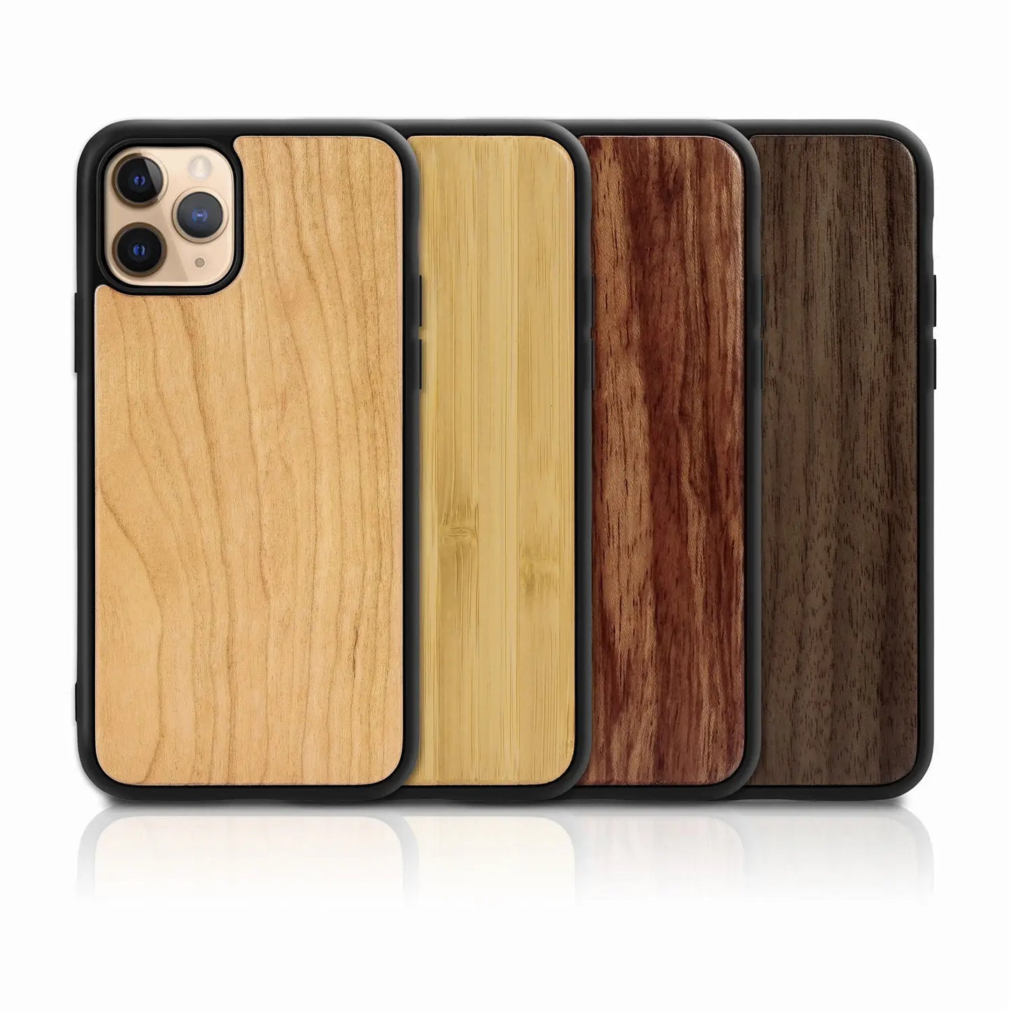 Genuine Wood Shockproof iPhone Case