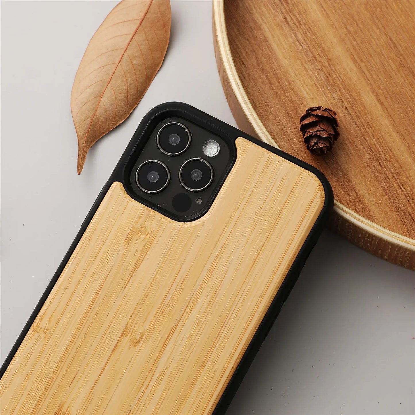 Genuine Wood Shockproof iPhone Case