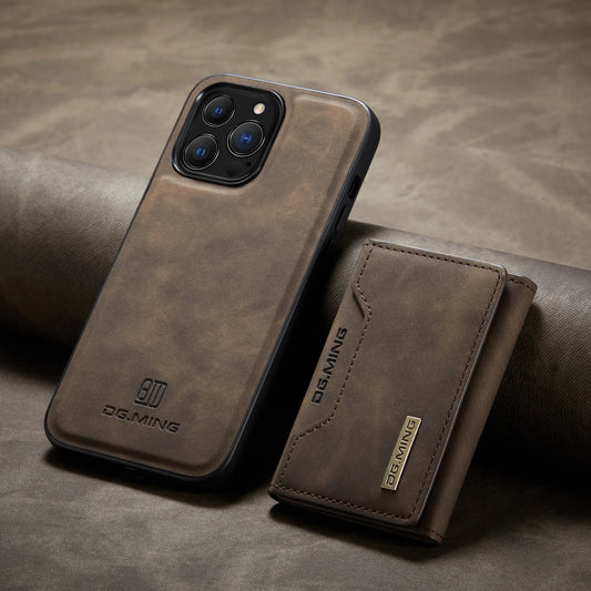 Detachable magnetic leather Case & Wallet.