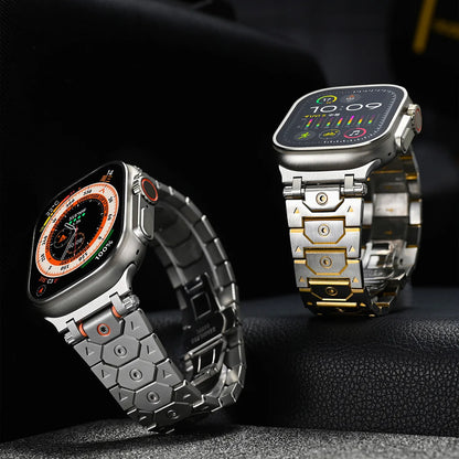 Luxury Titanium Color Strap for Apple Watch