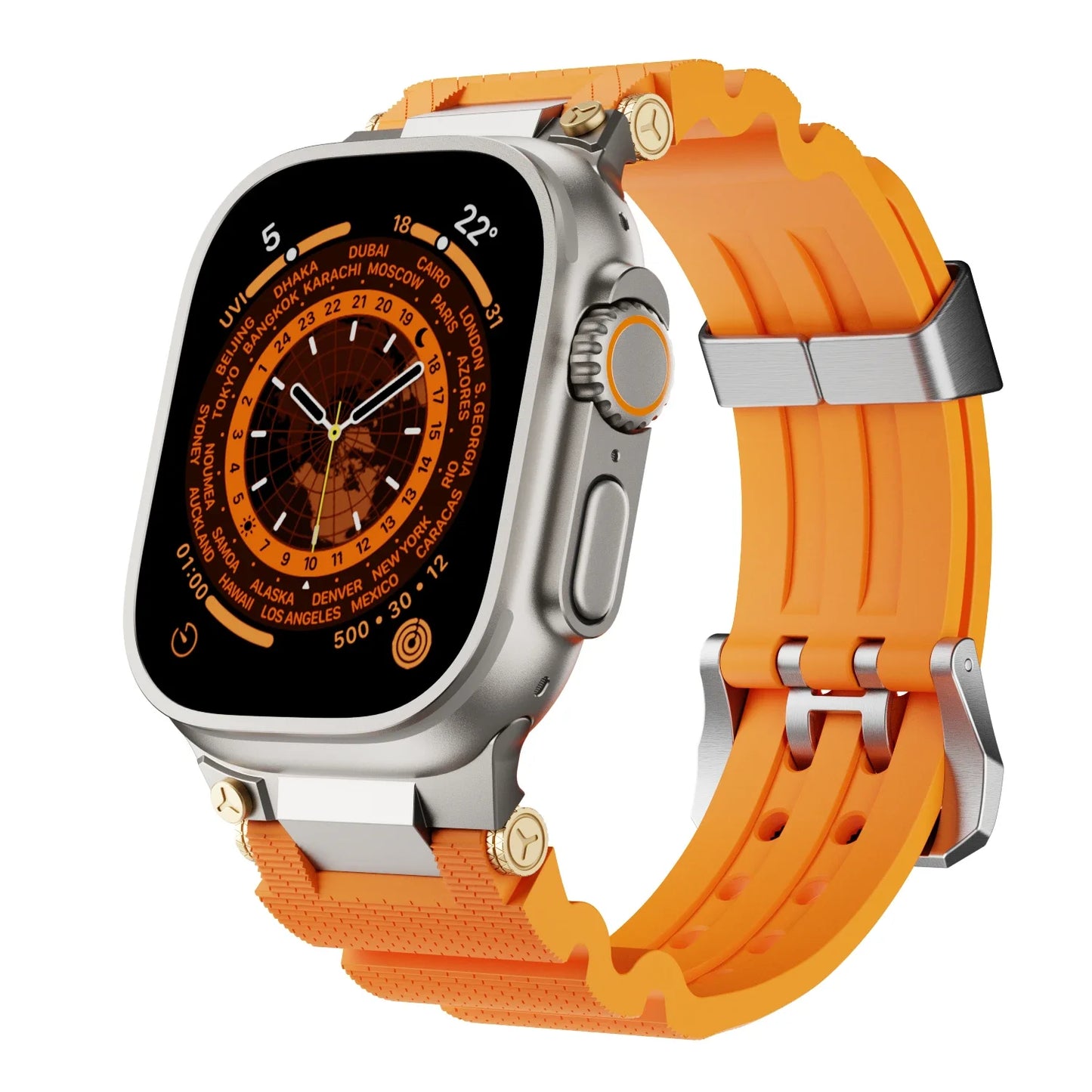 Luxury Rubber Sports Strap for Apple Watch