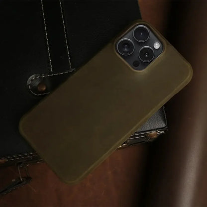 Genuine Vintage Leather Apple iPhone Cover