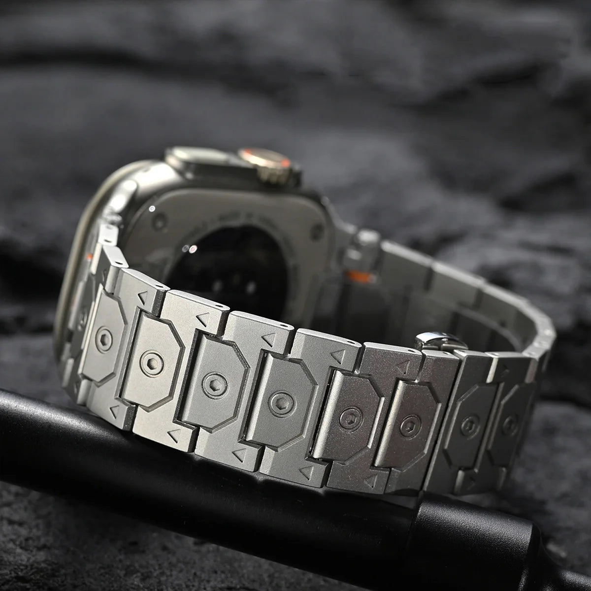 Luxury Titanium Color Strap for Apple Watch