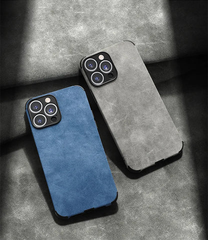 Alcantara Silicone Case For iPhone