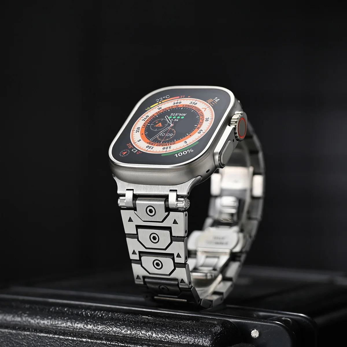 Luxury Titanium Color Strap for Apple Watch