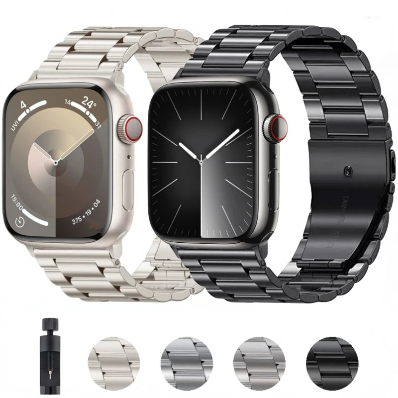 Stainless steel Apple Watch strap