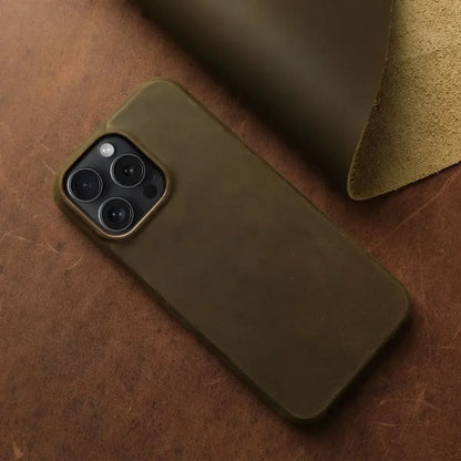 Genuine Vintage Leather Apple iPhone Cover