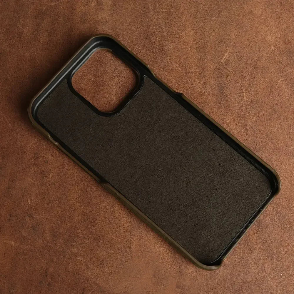 Genuine Vintage Leather Apple iPhone Cover